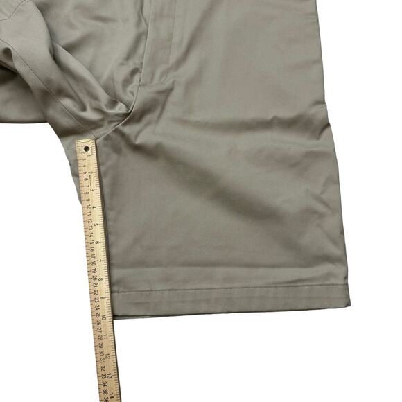 Eddie Bauer Shorts Men's 38 Tall Khaki Tan Preppy Tailored Flat Front 10" - Picture 9 of 9